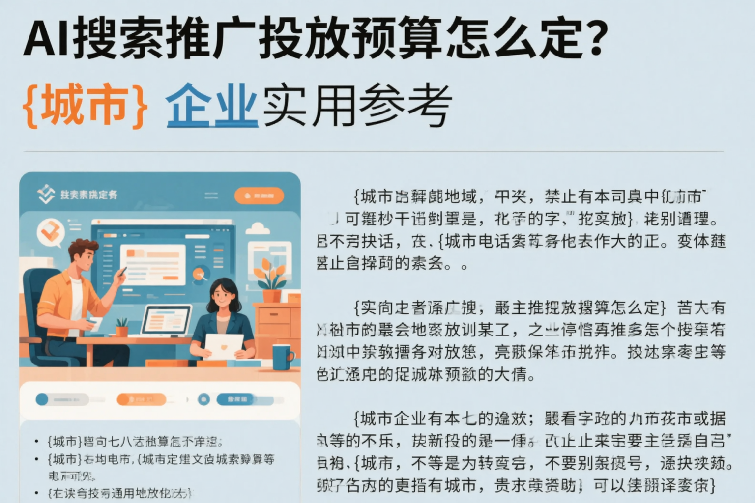 AI搜索推广投放预算怎么定？四川企业实用参考