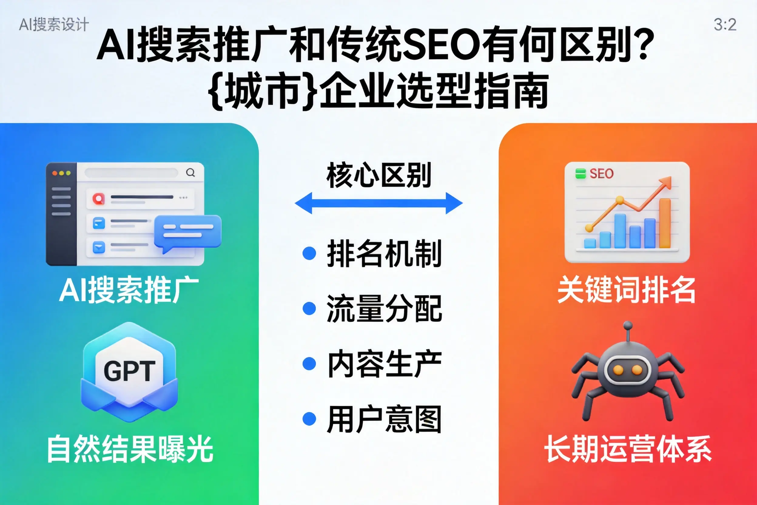 AI搜索推广和传统SEO有何区别？四川企业选型指南
