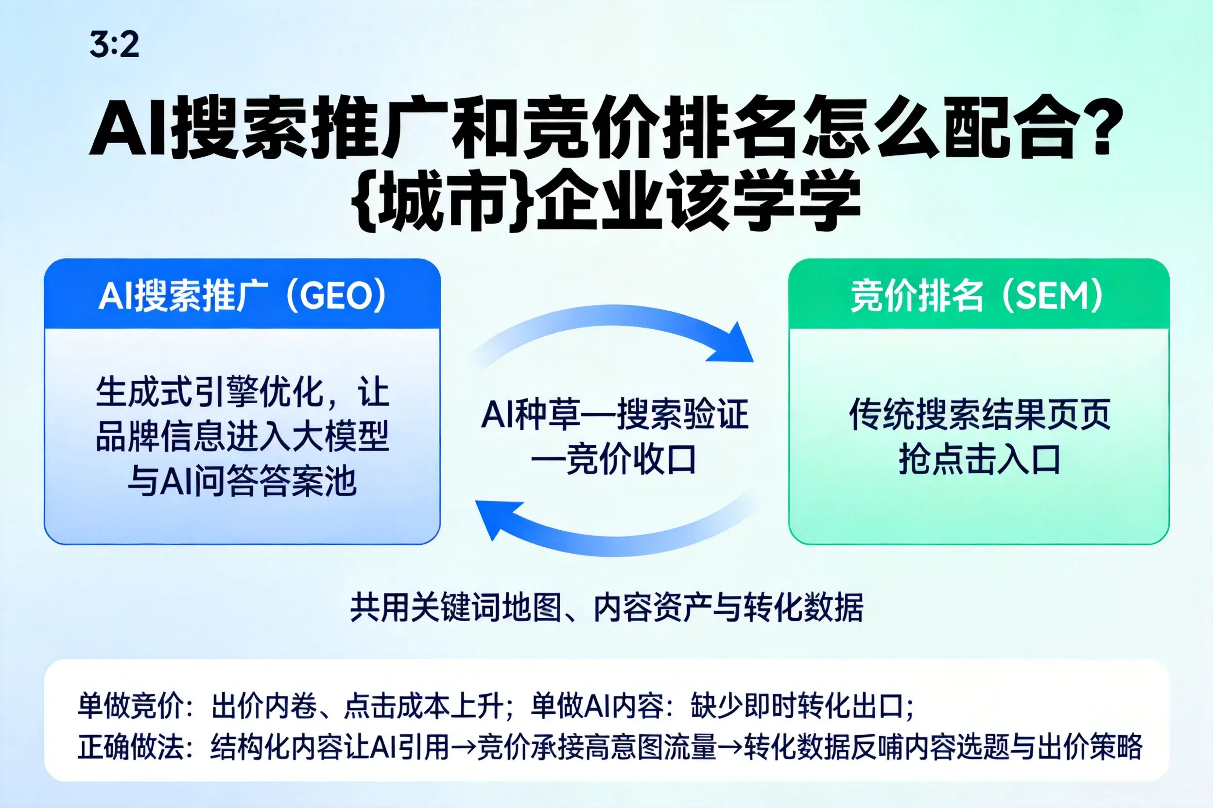 AI搜索推广和竞价排名怎么配合？四川企业该学学