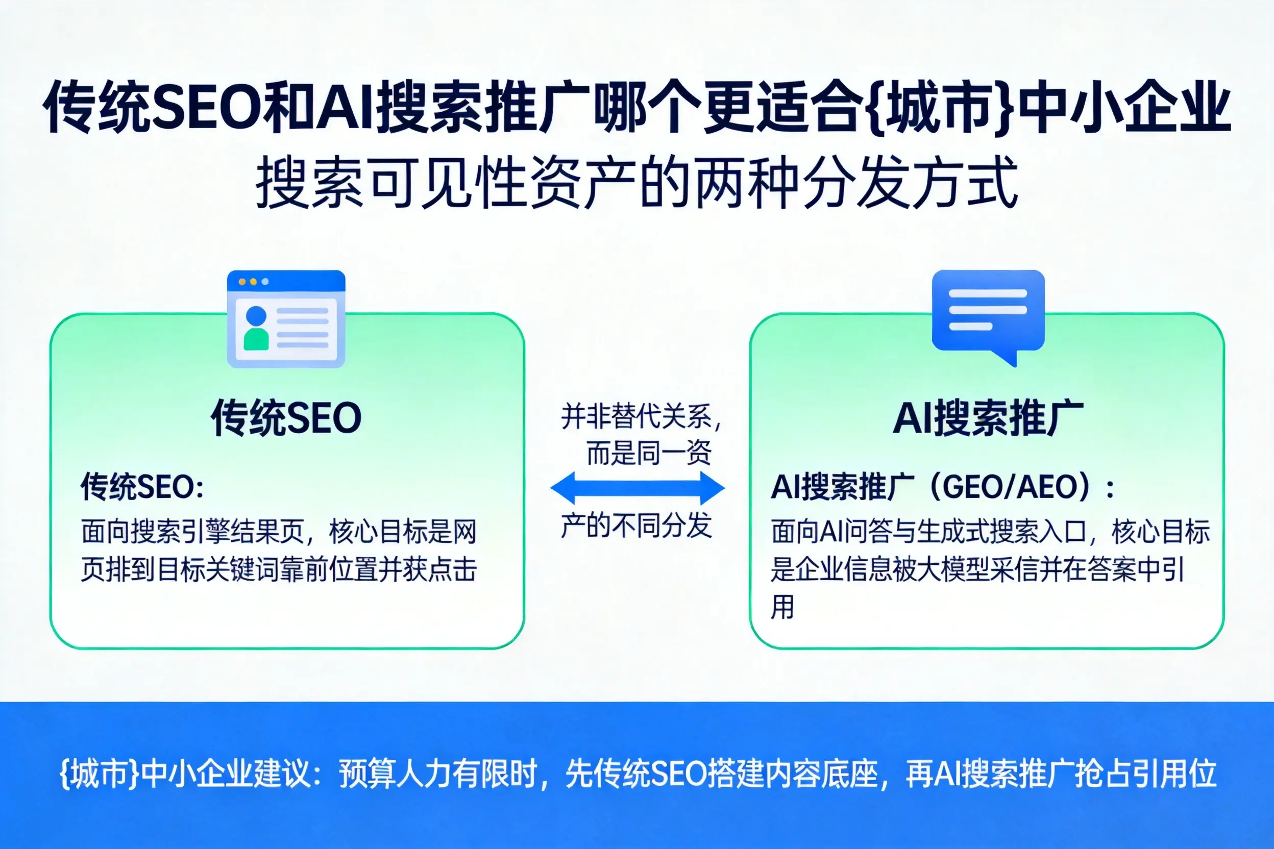 传统SEO和AI搜索推广哪个更适合四川中小企业