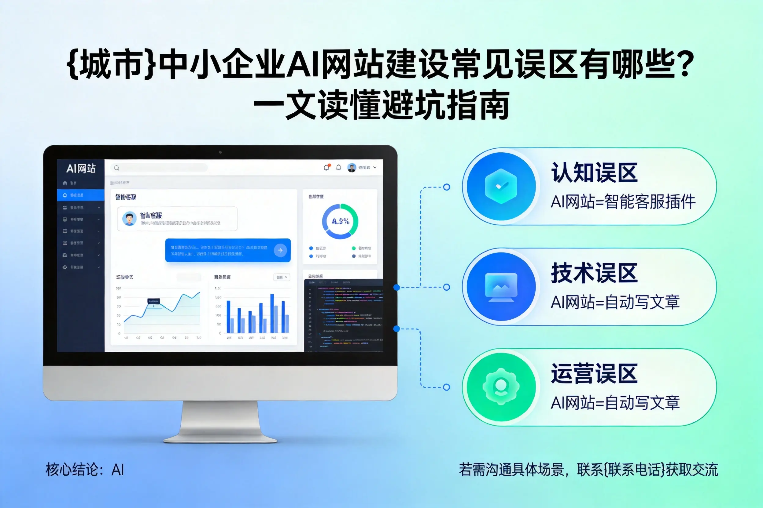 四川中小企业AI网站建设常见误区有哪些？一文读懂避坑指南