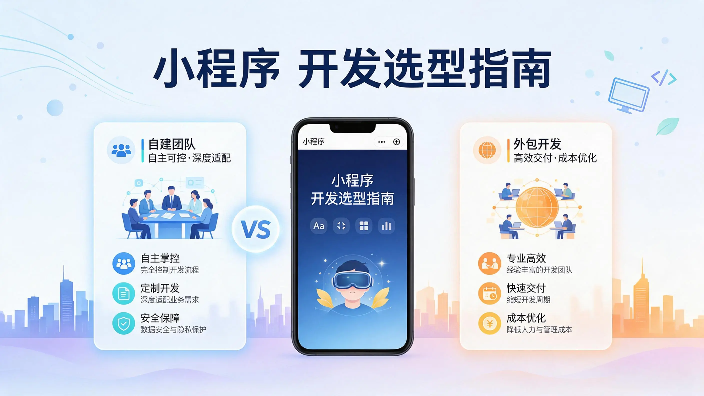 四川小程序开发选型指南：自建团队与外包的优劣对比分析