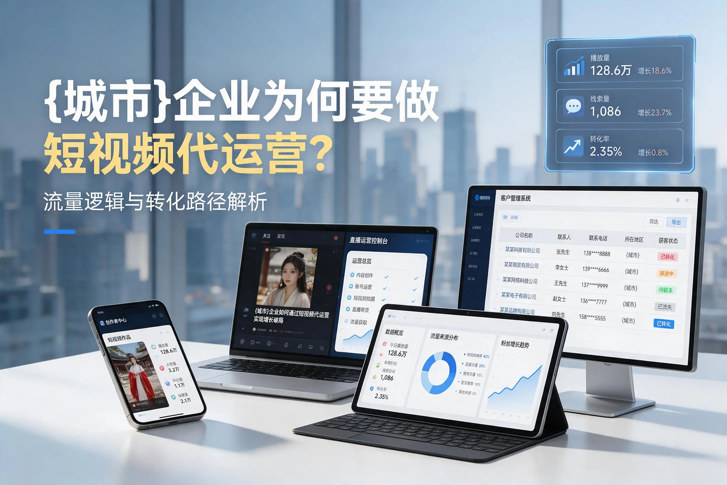 四川企业为何要做短视频代运营？流量逻辑与转化路径解析