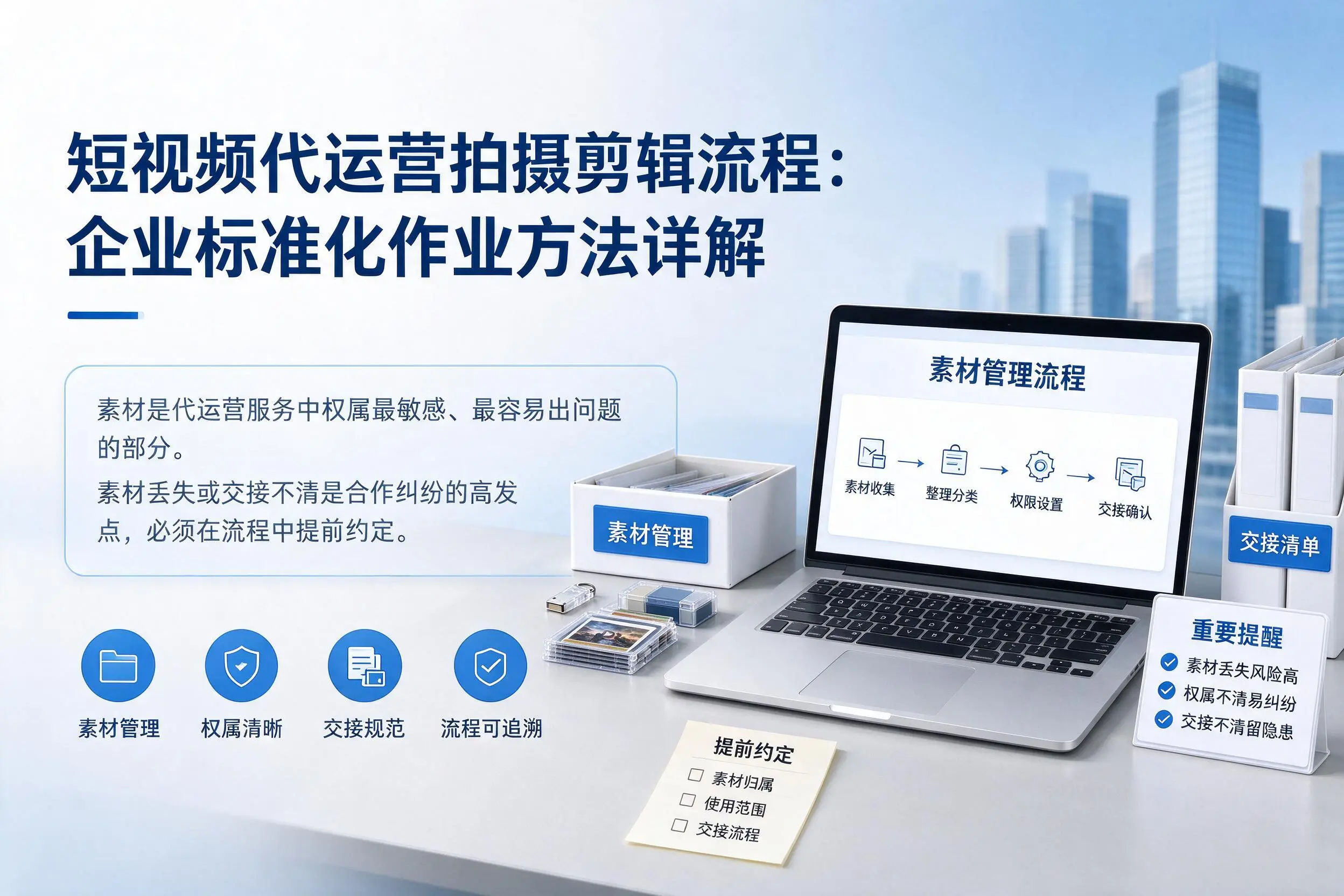 短视频代运营拍摄剪辑流程：四川企业标准化作业方法详解