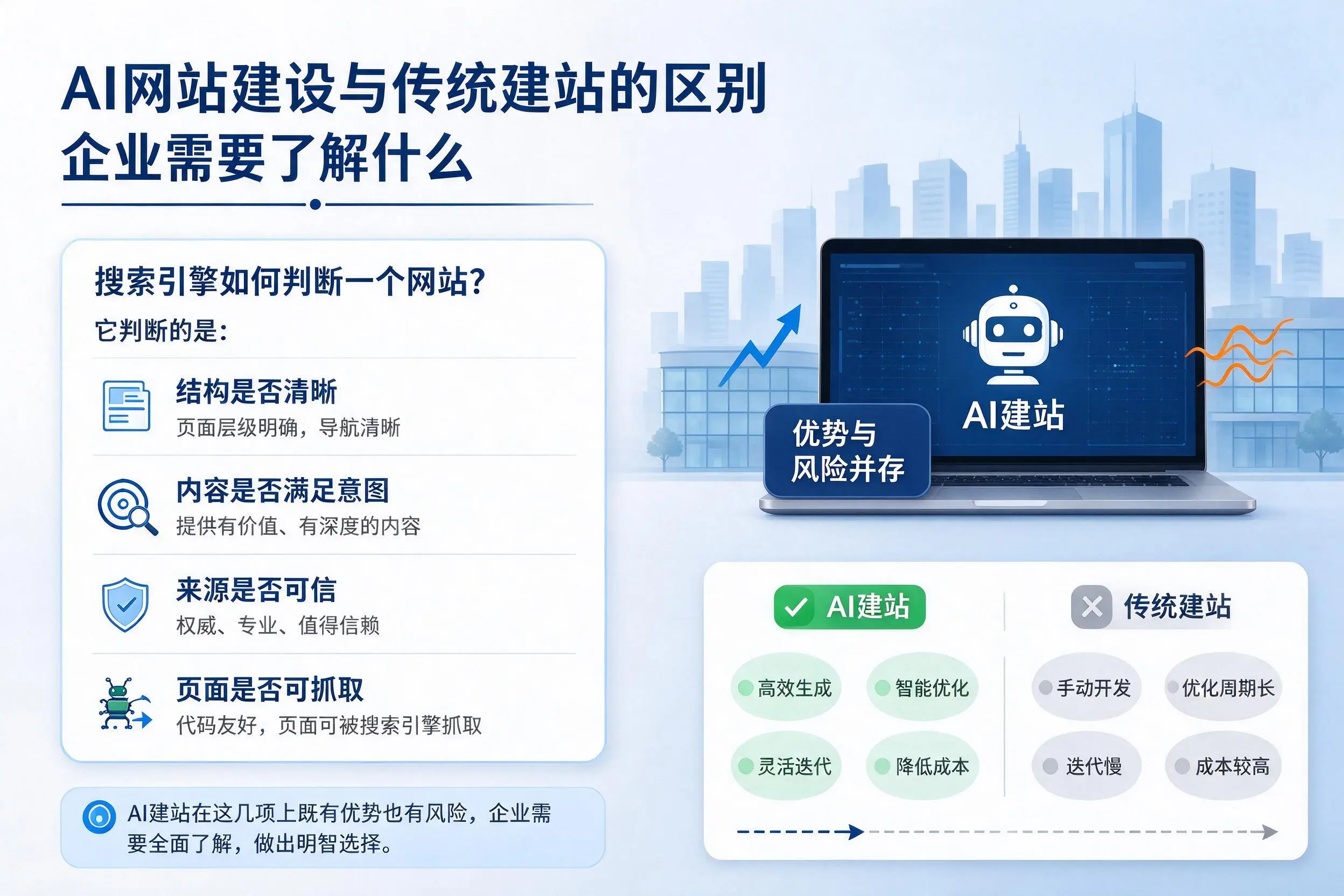 AI网站建设与传统建站的区别,四川企业需要了解什么