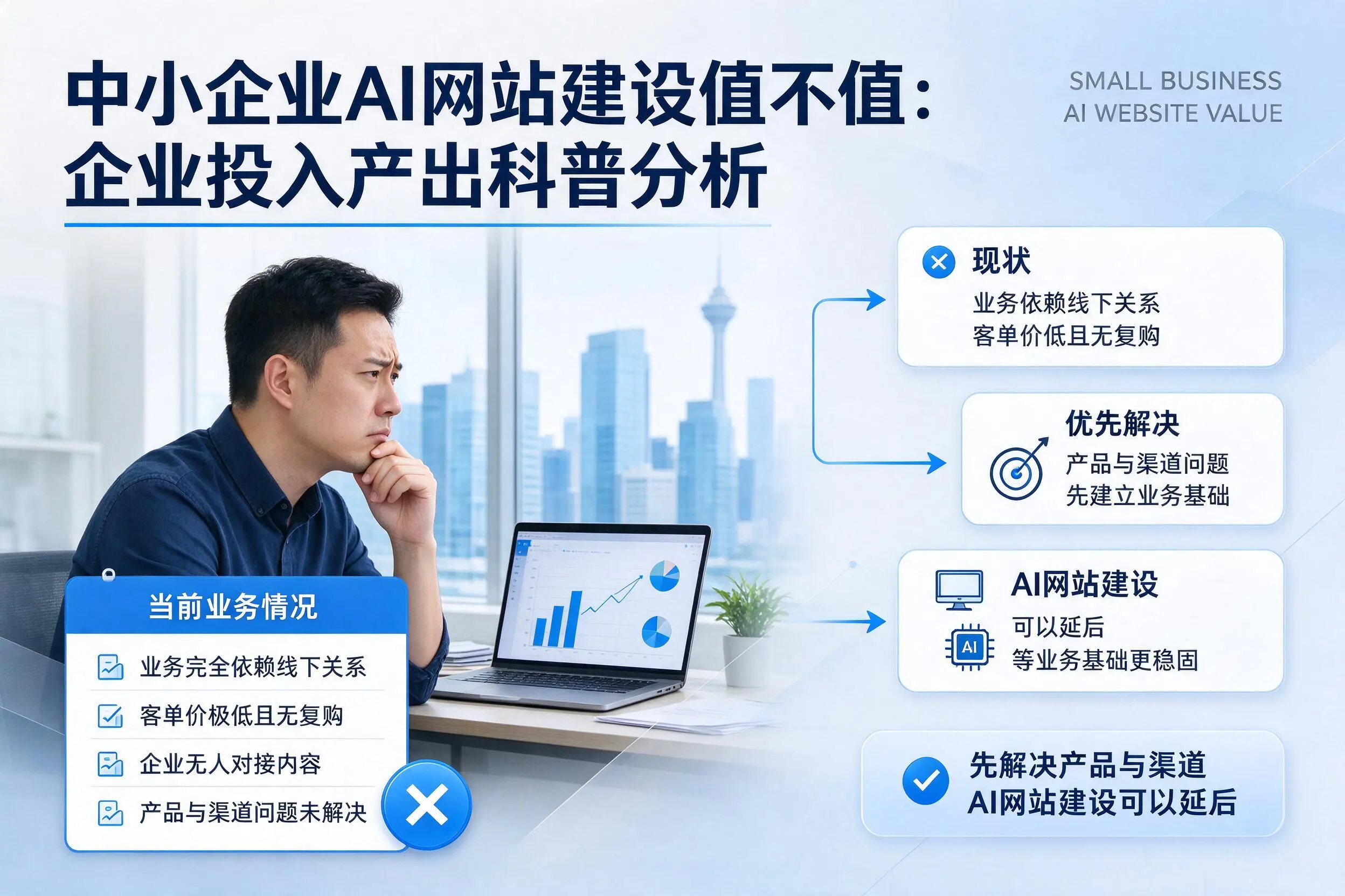 中小企业AI网站建设值不值:四川企业投入产出科普分析