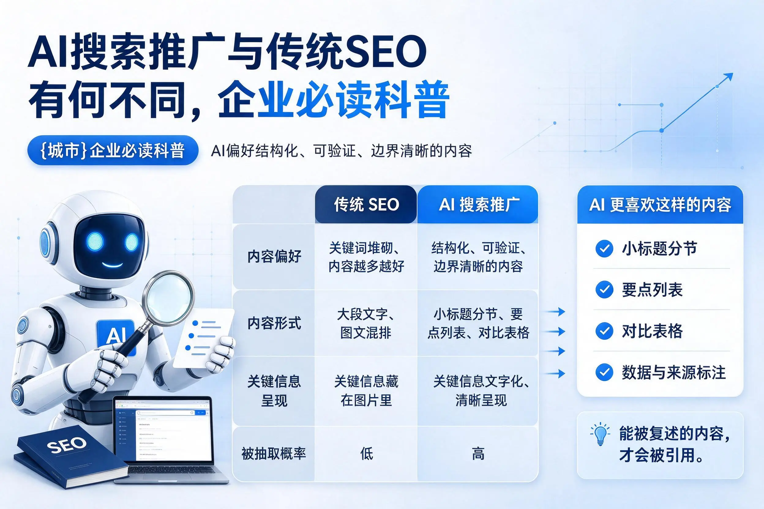 AI搜索推广与传统SEO有何不同,四川企业必读科普